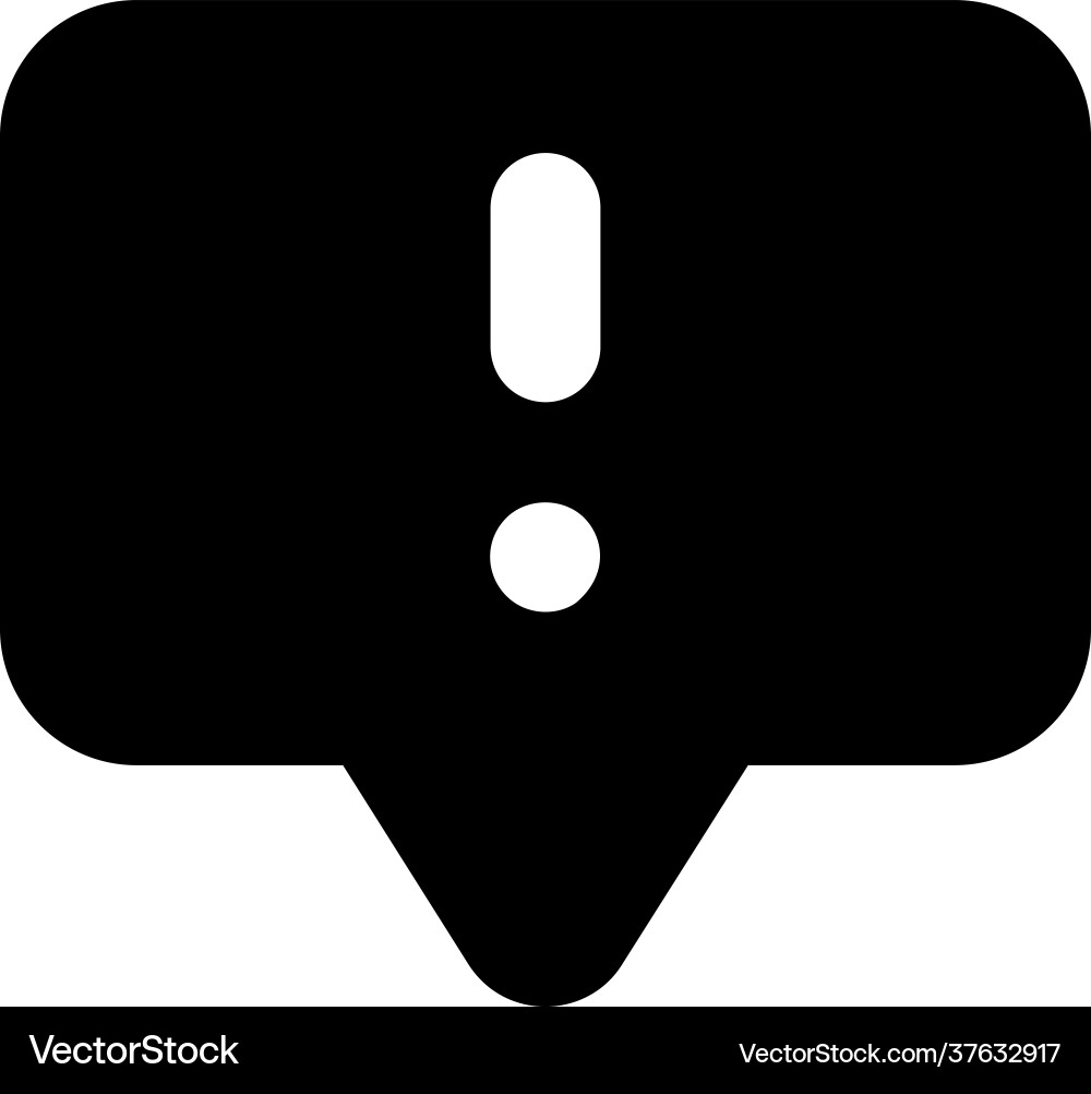 Message alert Vector Image
