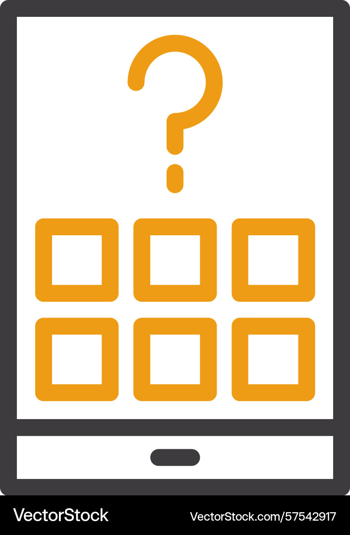 Quest hub two color icon Vector Image