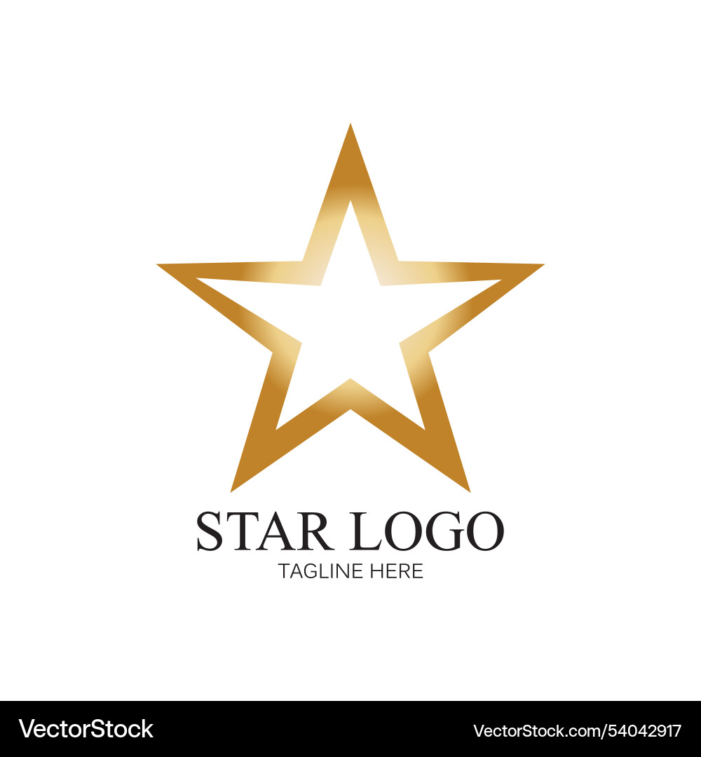 Star icon template Royalty Free Vector Image - VectorStock