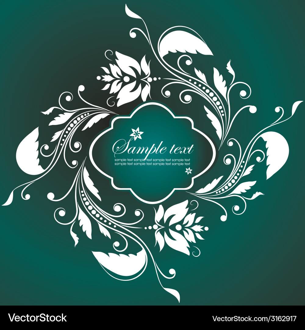 Template frame abstract background vector image