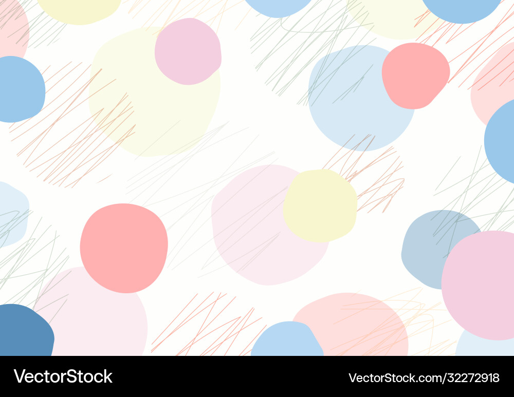 Abstract doodle cute round shape pattern design Abstract doodle cute round shape pattern design vector image
