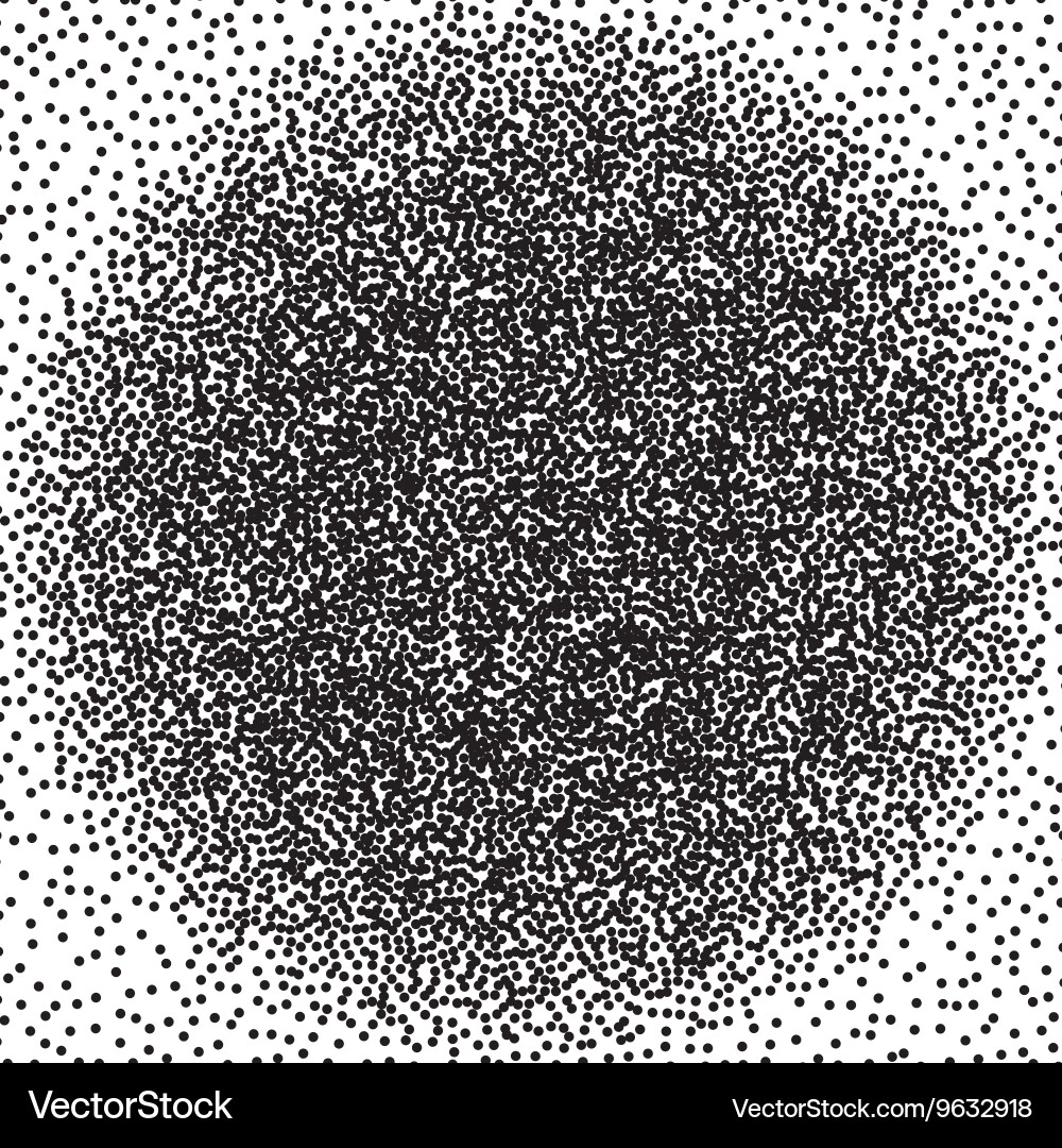 Abstract halftone design circle elements Vector Image