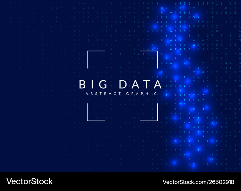 Big data background technology for visualization Big data background technology for visualization Vector Image