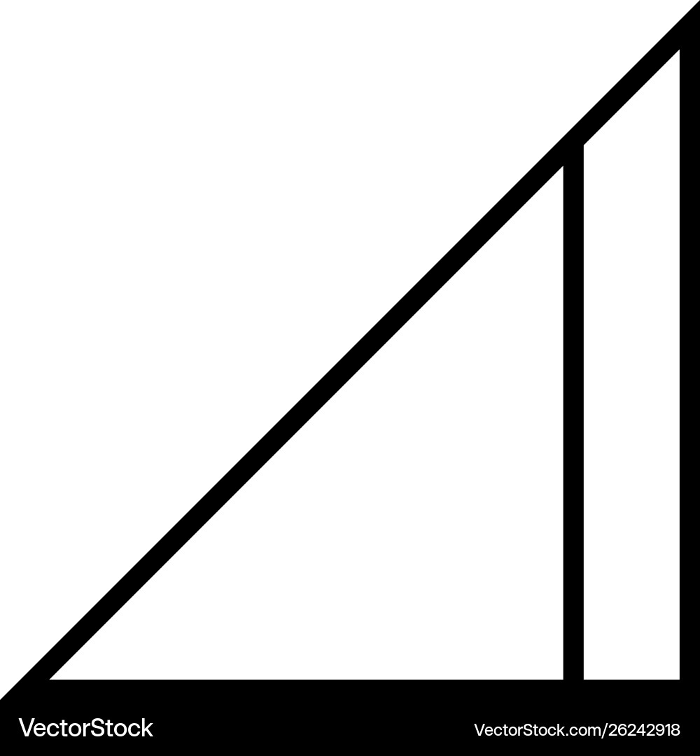 Full signal with bar symbol line icon mobile vector image