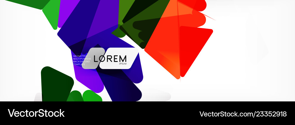 Mosaic triangular low poly style abstract Mosaic triangular low poly style abstract Vector Image