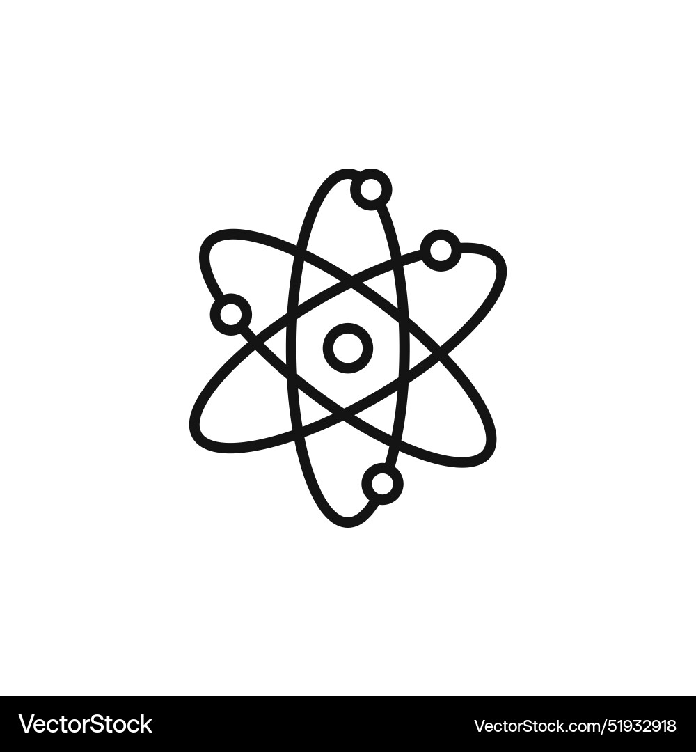 Science physics icon ideal for educational Vector Image