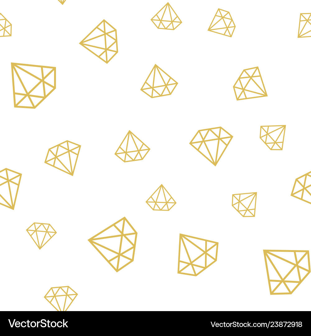 Seamless diamonds pattern Vector Image