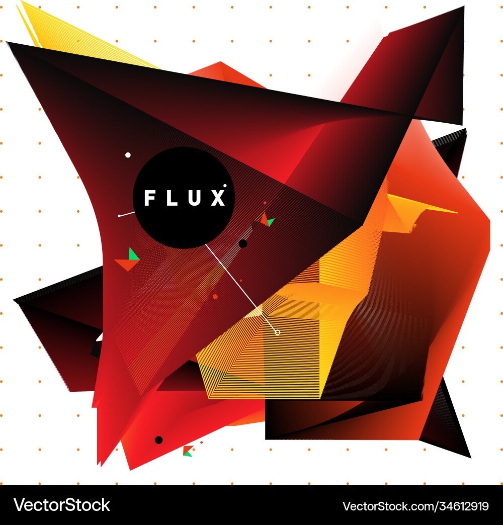 3d colorful wave background dynamic flux effect 3d colorful wave background dynamic flux effect vector image