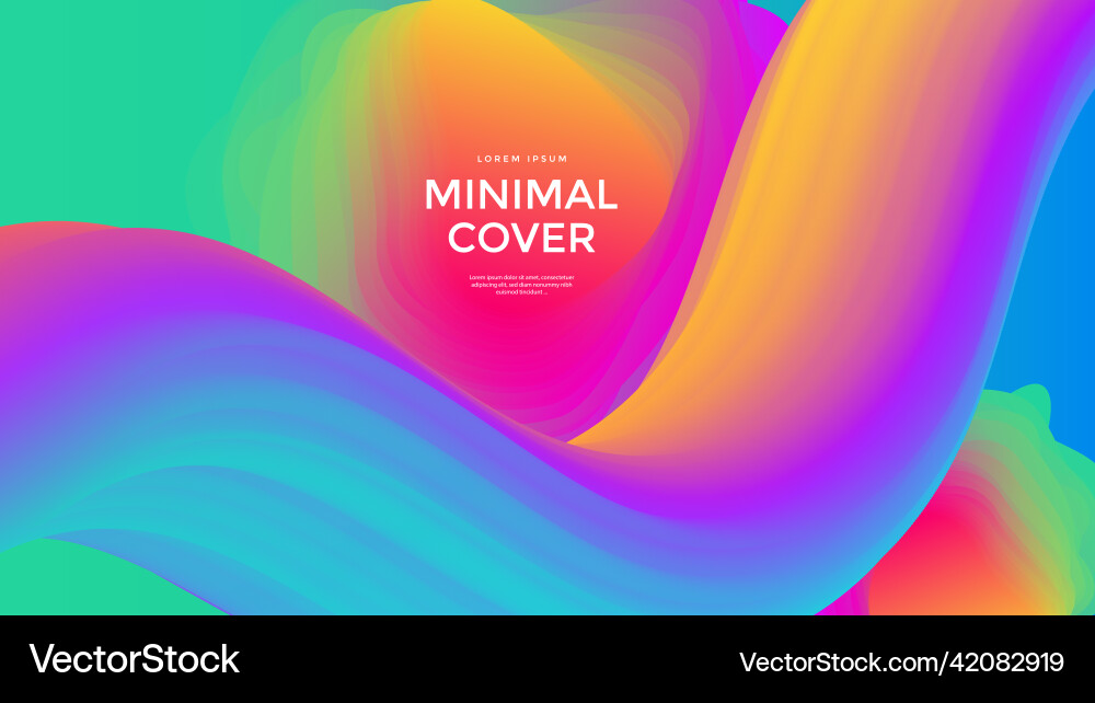Abstract Fluid Gradient Background vector image