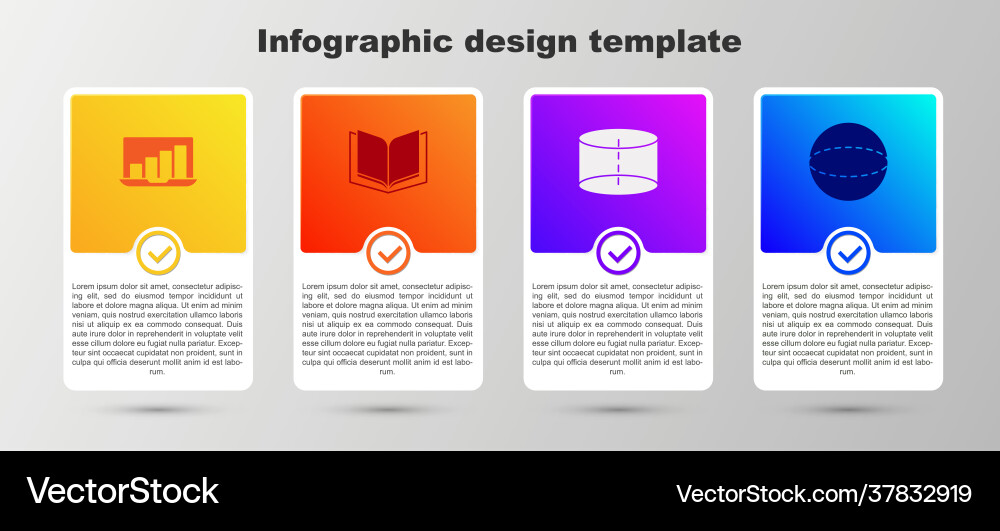 Set laptop with graph chart open book geometric Set laptop with graph chart open book geometric vector image