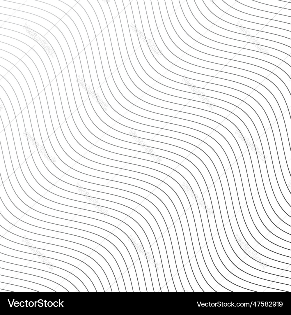 Wave lines seamless pattern background Vector Image
