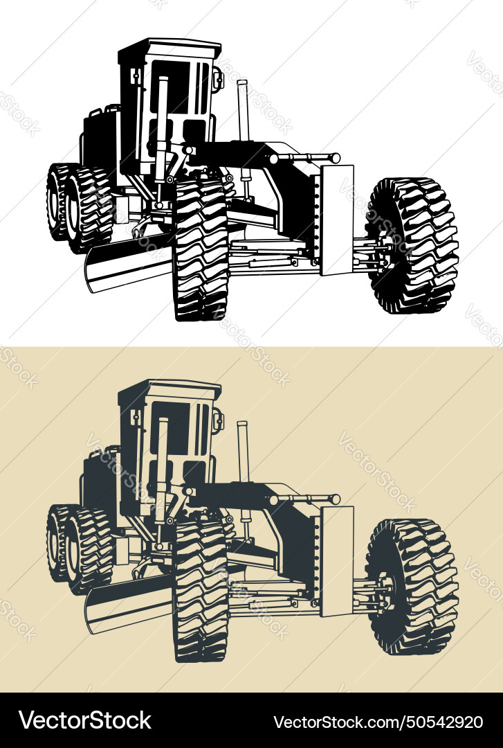 Grader Vector Image