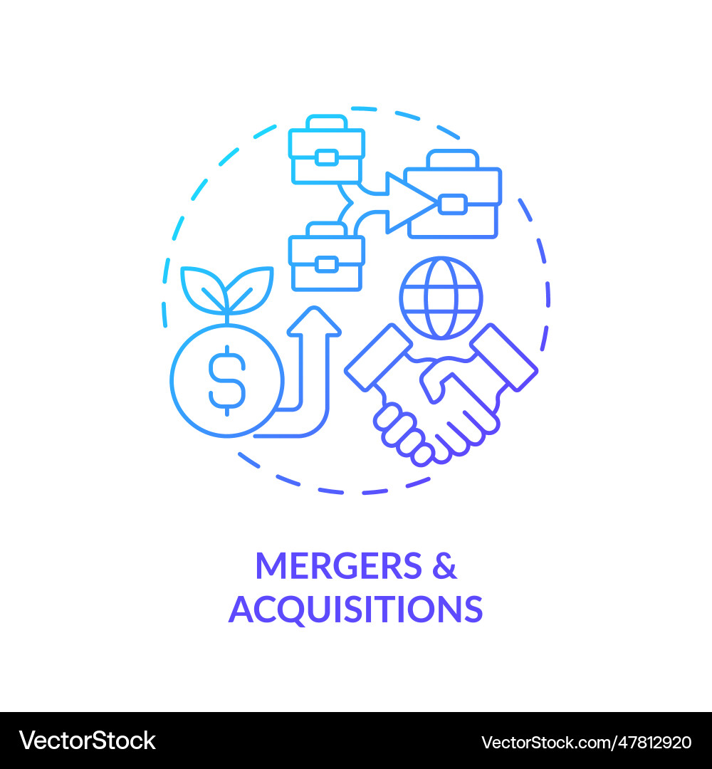 Gradient linear fdi icon concept Gradient linear fdi icon concept vector image
