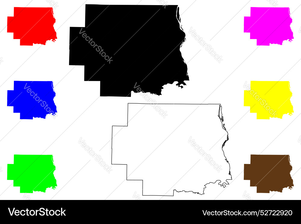 Lincoln county missouri us united states Lincoln county missouri us united states vector image