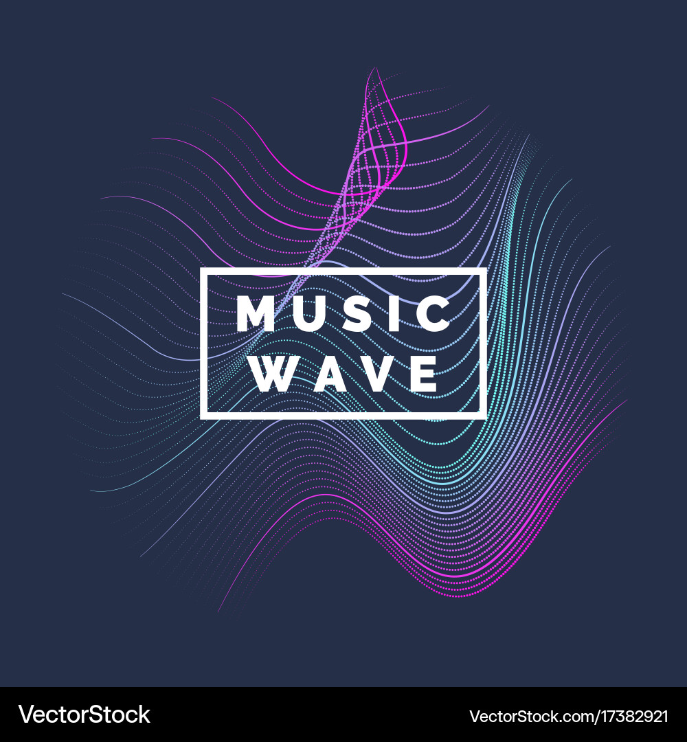 Abstract background with a colored dynamic vector image