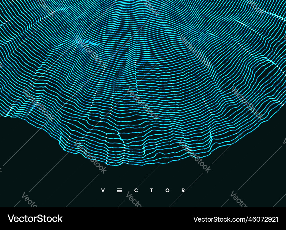 Abstract background with dynamic particles Abstract background with dynamic particles vector image