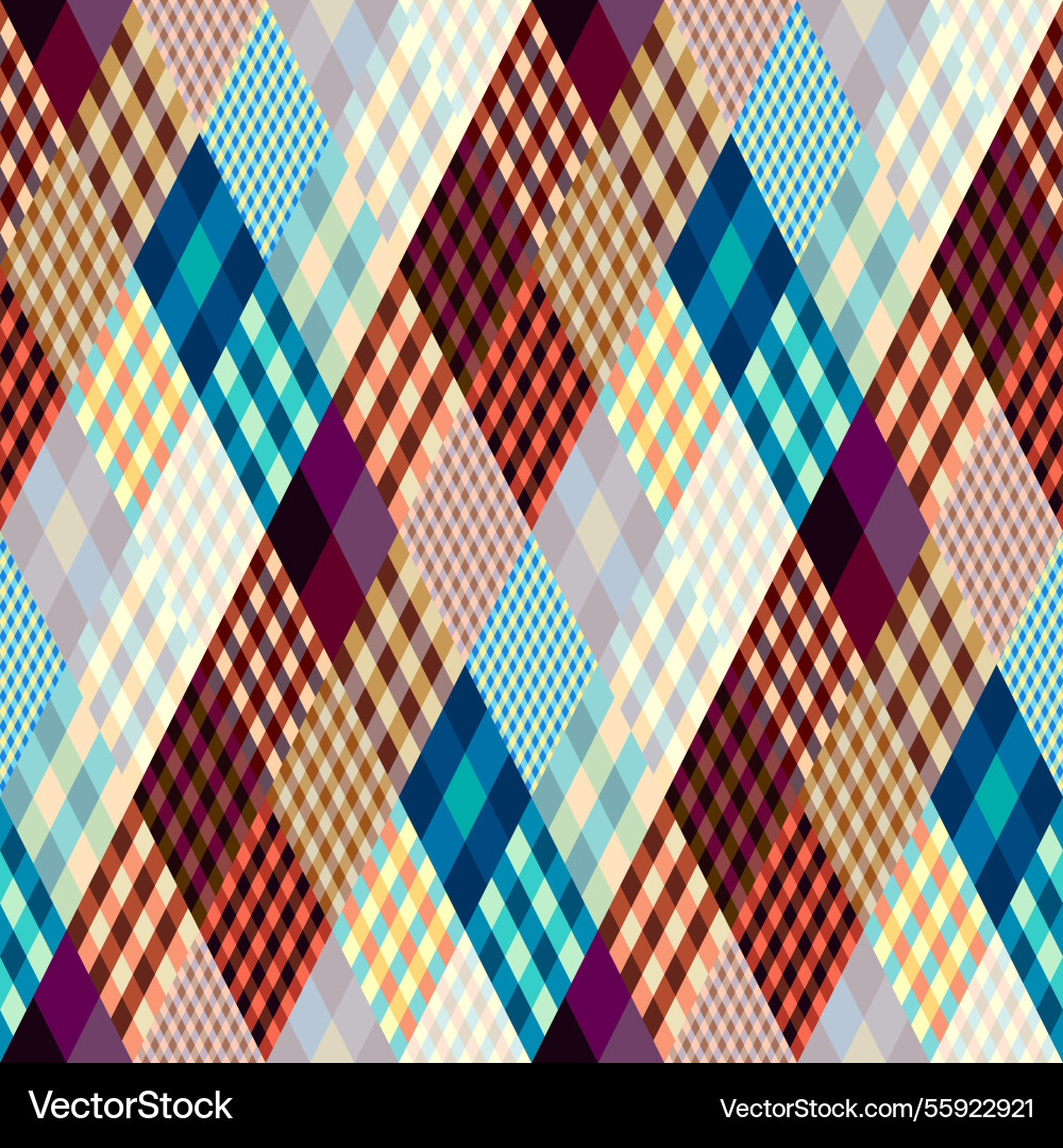 Argyle seamless pattern background Argyle seamless pattern background vector image