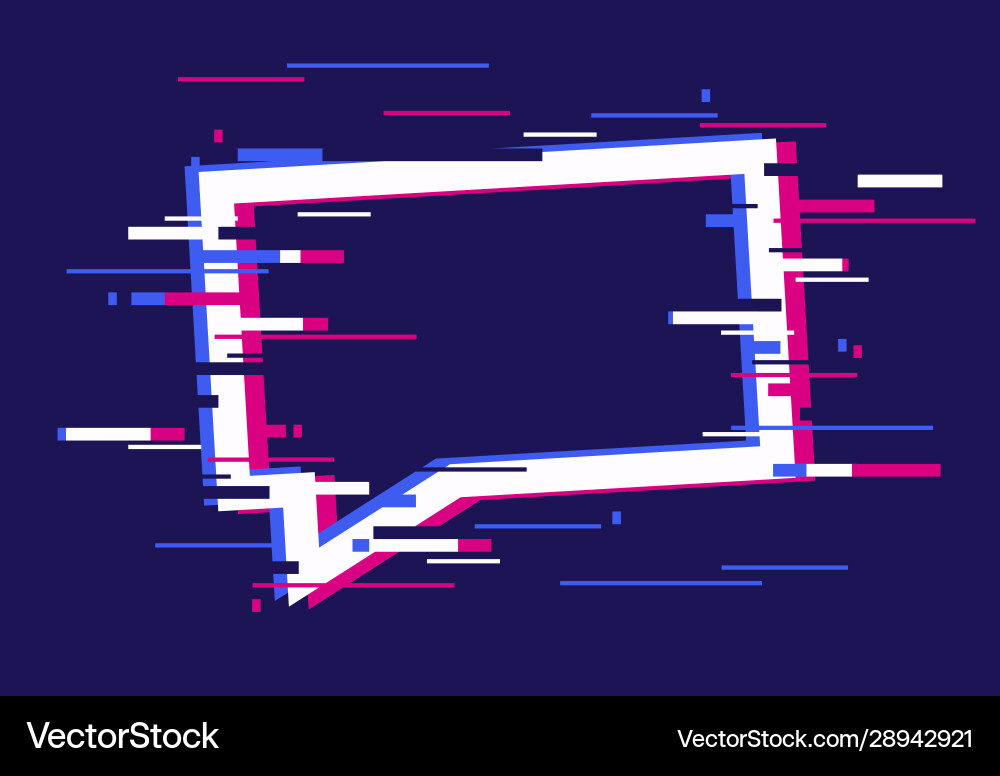 Cloud for text in cyber style Cloud for text in cyber style vector image