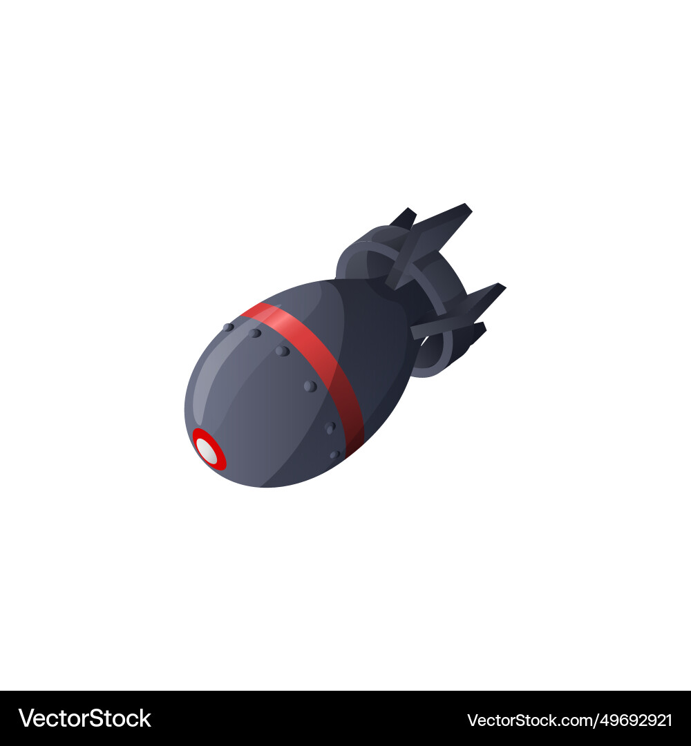 Explosive tödliche Waffe Cartoon Nuklear Explosive tödliche Waffe Cartoon Nuklear vektorbild