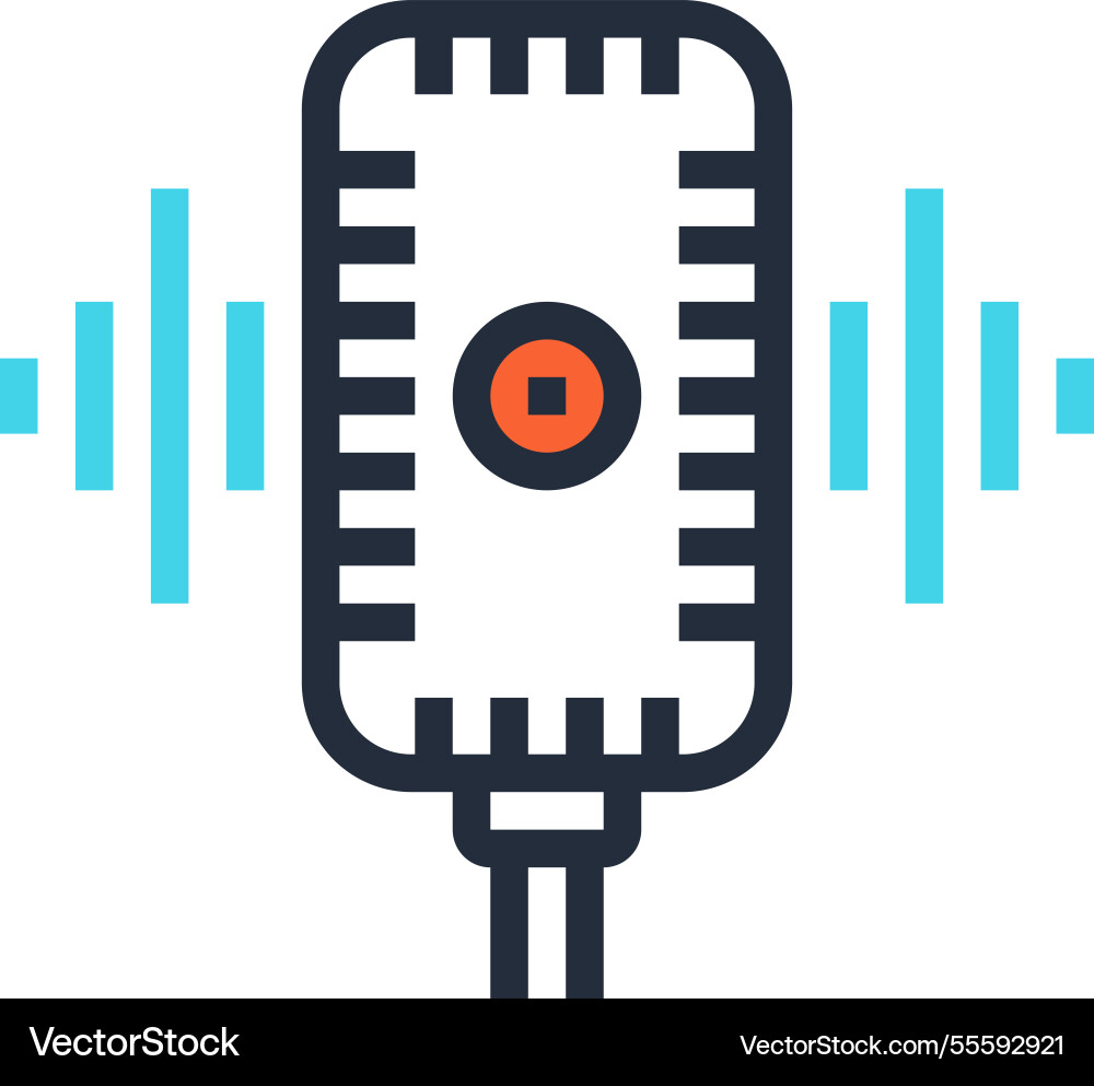 Sound recorder Royalty Free Vector Image - VectorStock