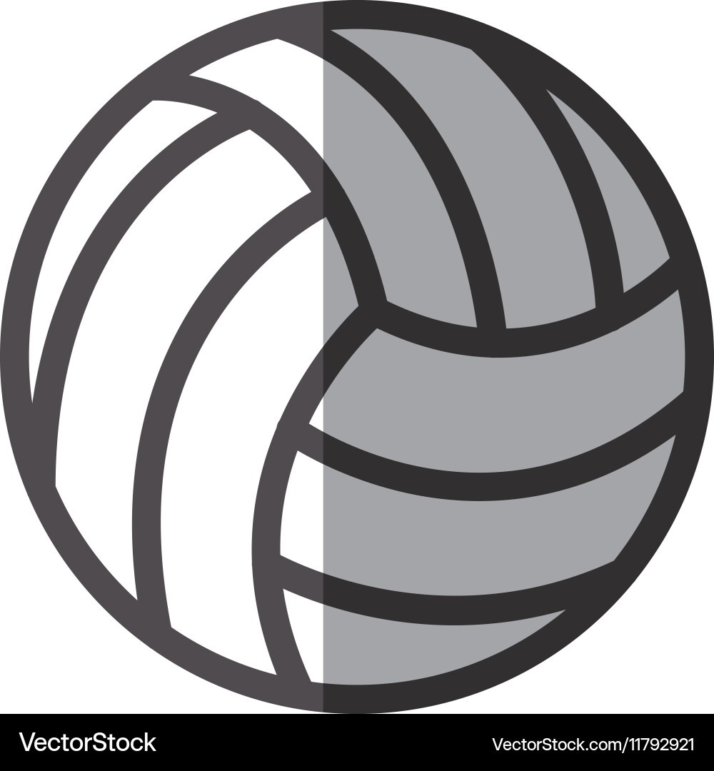 Volleyball Icon - Sport Symbol Vector Image