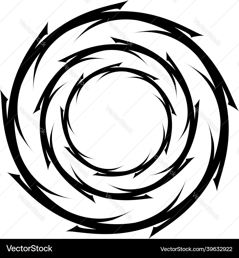Abstract circular drawing amorphous nonfigurative Abstract circular drawing amorphous nonfigurative vector image