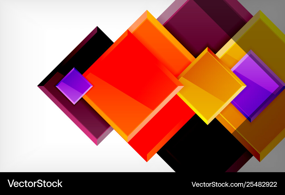 Colorful square and rectangle blocks background Colorful square and rectangle blocks background vector image