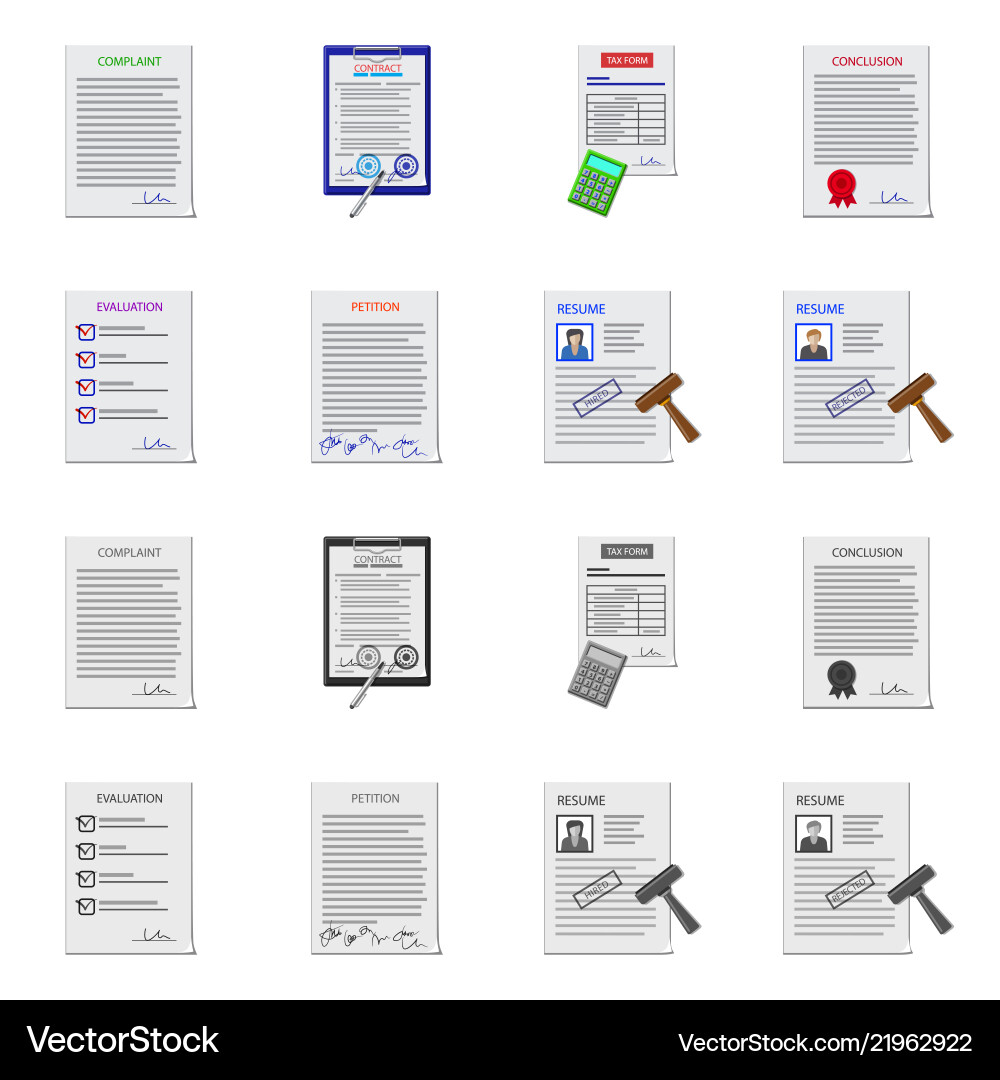 Isoliertes Form- und Dokumentenlogo Isoliertes Form- und Dokumentenlogo vektorbild