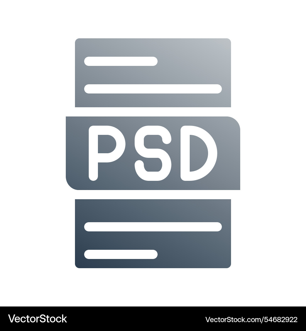 Psd dynamic gradient document icon can be used Psd dynamic gradient document icon can be used vector image