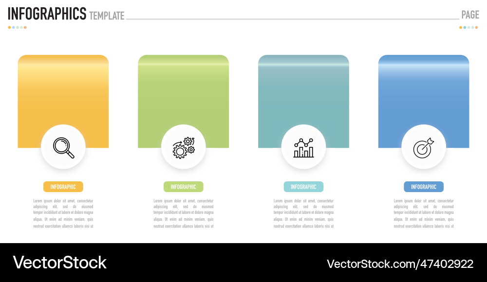 Rectangular metallic texture infographic Rectangular metallic texture infographic Vector Image