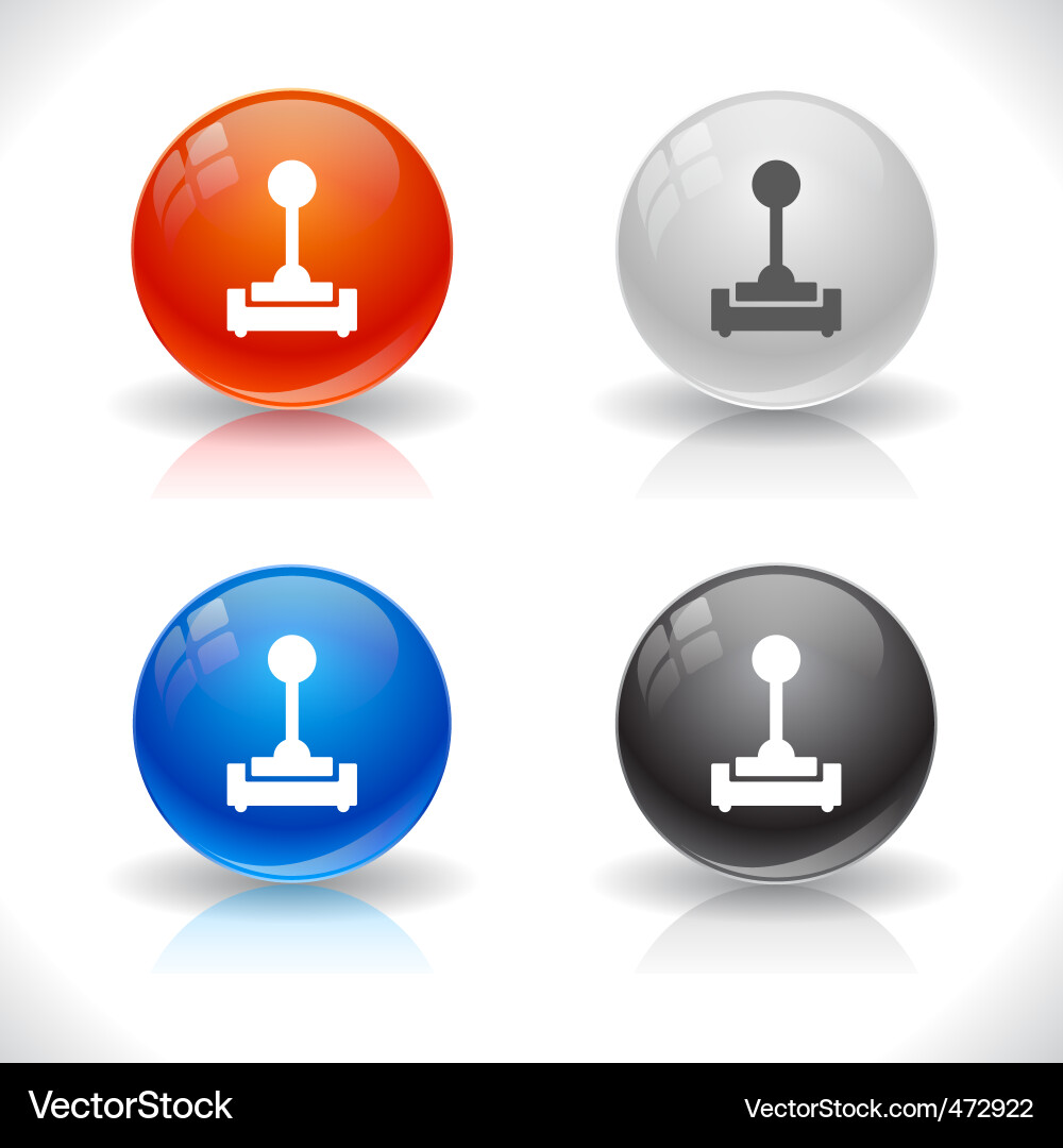 Website template buttons Vector Image
