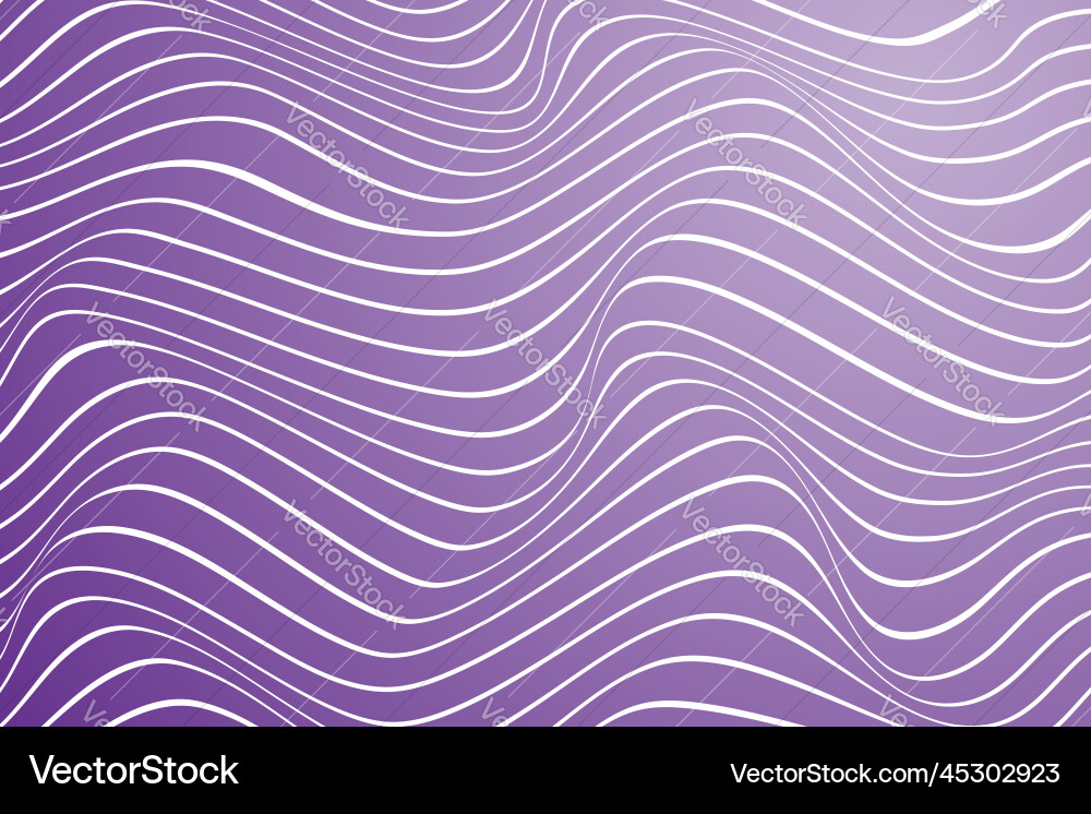 Abstract dynamic wavy lines background Vector Image