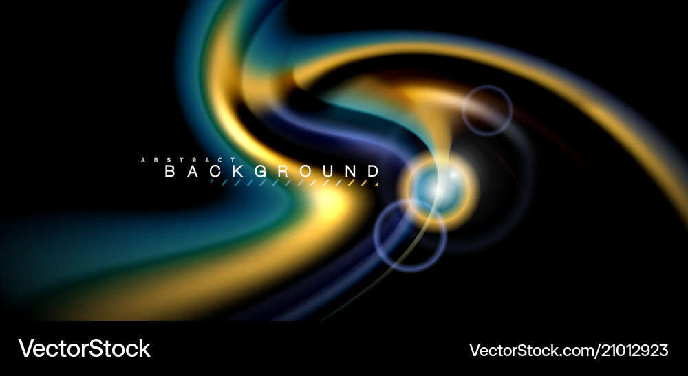 Color shiny light effects on black liquid style Color shiny light effects on black liquid style vector image