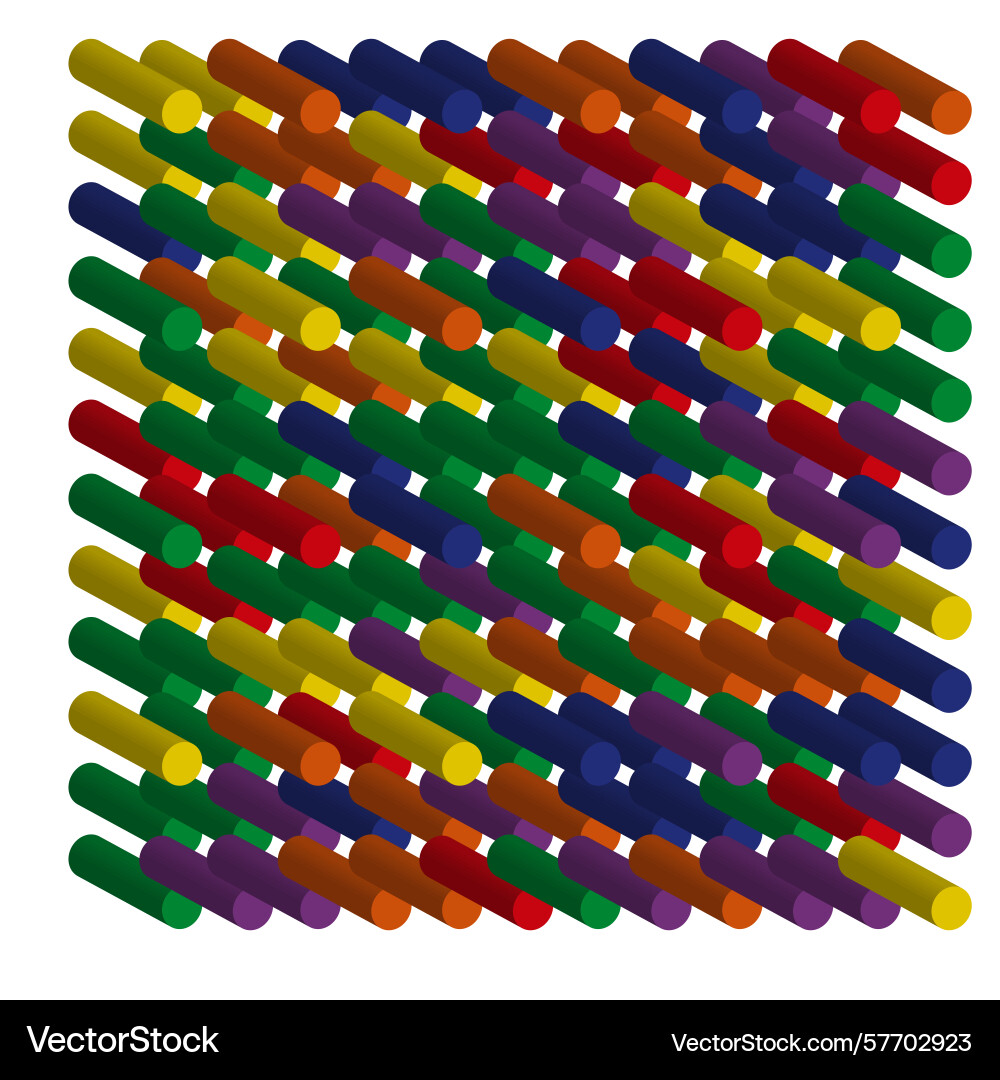Colorful block pattern abstract geometric forms vector image