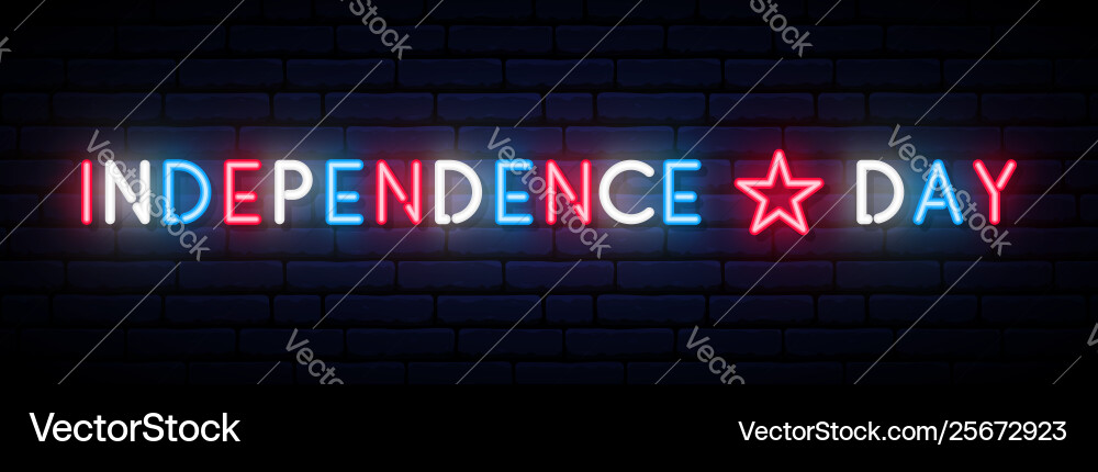 Independence day united States america long Independence day united States america long vektorbild