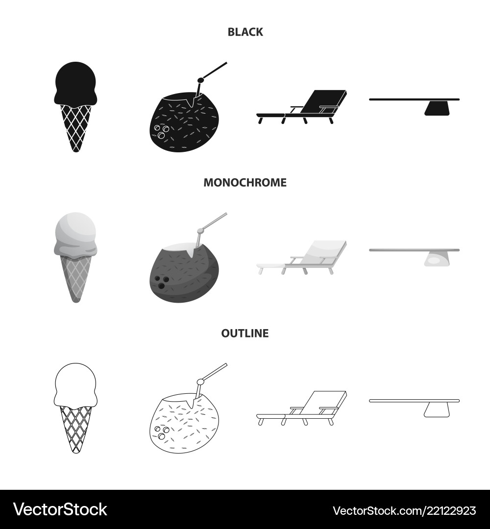 Isolated object of pool and swimming symbol set Isolated object of pool and swimming symbol set vector image