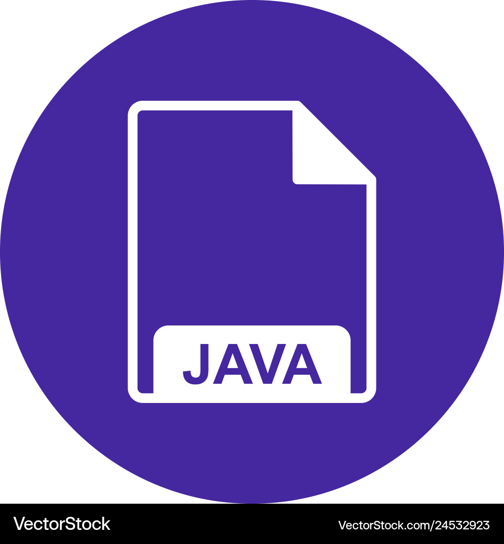 Java icon vector image