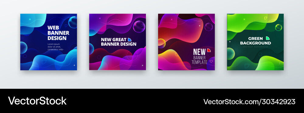 Liquid color background design fluid gradient Liquid color background design fluid gradient vector image