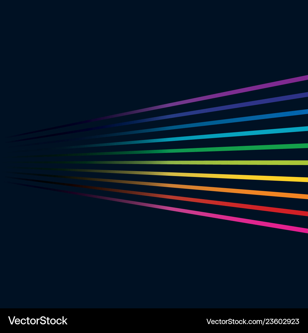Multicolored lines colorful horizontal Multicolored lines colorful horizontal vector image