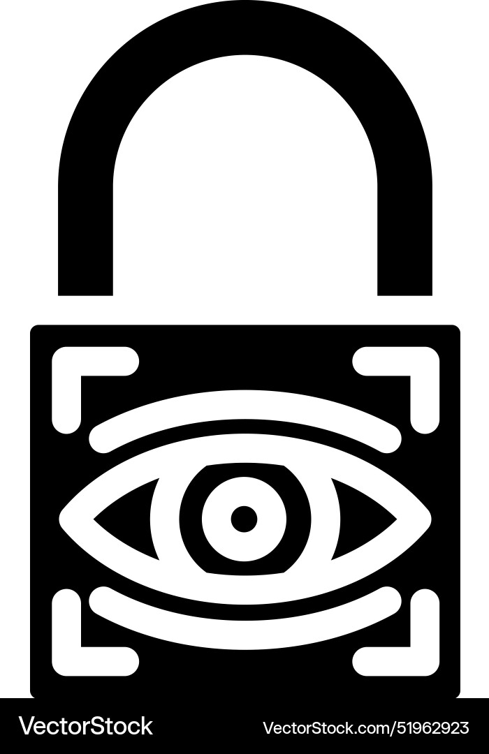 Parental control product label caution glyph icon Parental control product label caution glyph icon vector image