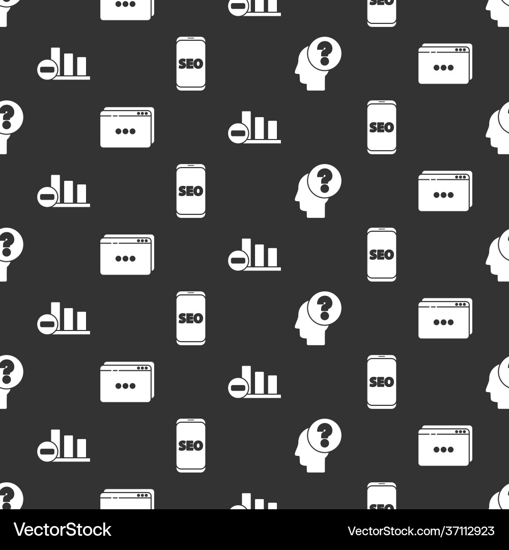 Set human head with question mark website Set human head with question mark website vector image