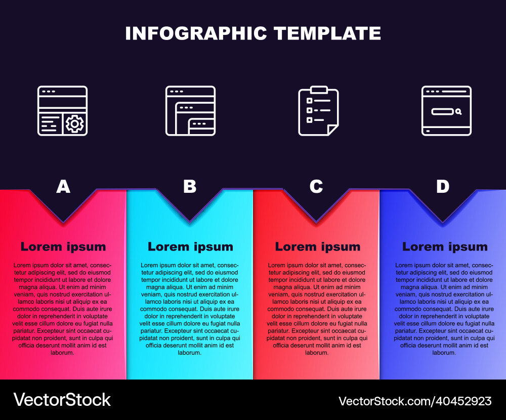 Set line debugging software clipboard Set line debugging software clipboard vector image