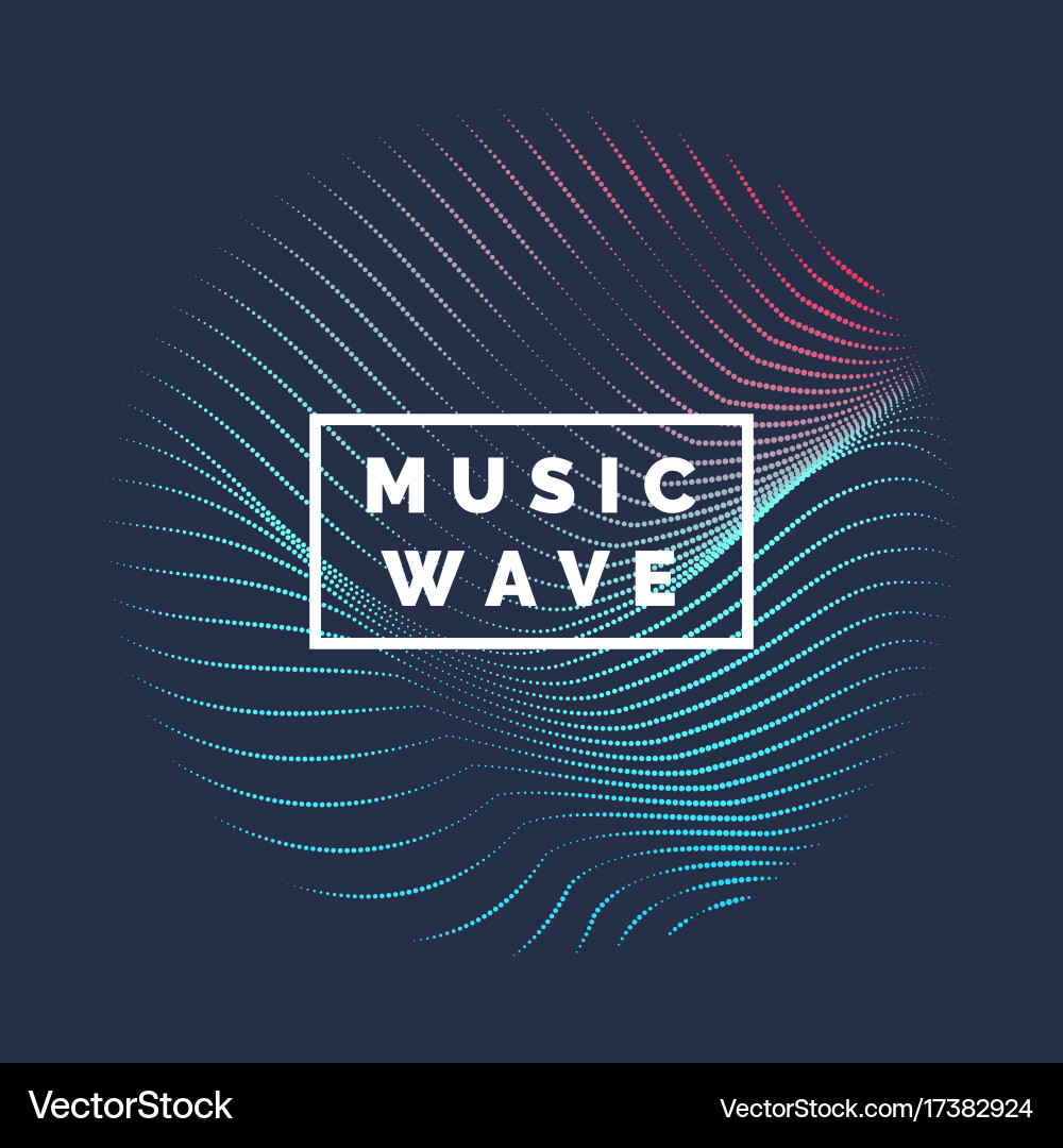Abstract background with a colored dynamic Vector Image
