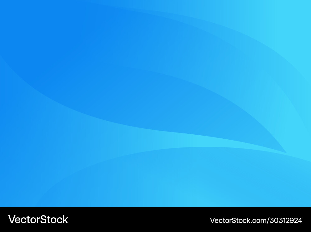 Abstract soft blue wave gradient background design Abstract soft blue wave gradient background design vector image