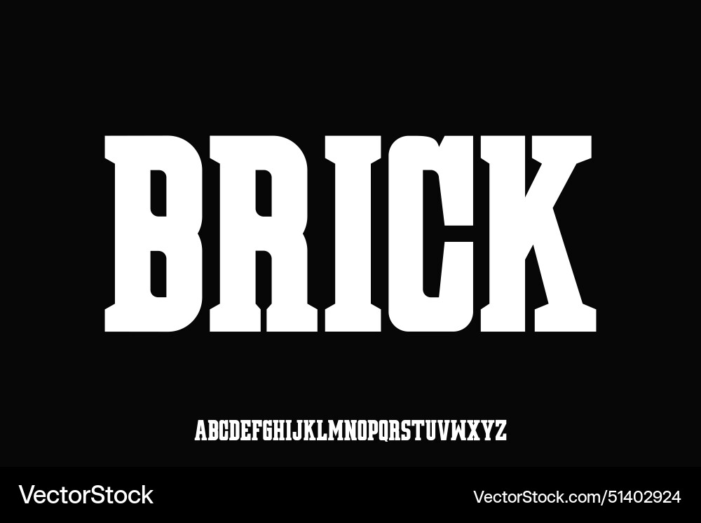 Display alphabet font design suitable Display alphabet font design suitable vector image