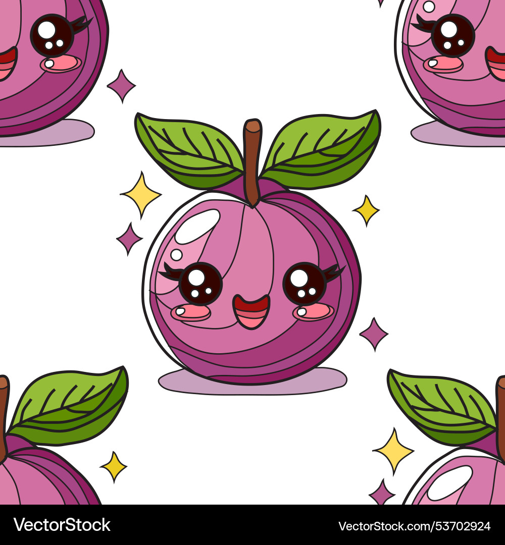 Fruit seamless pattern Fruit seamless pattern vector image