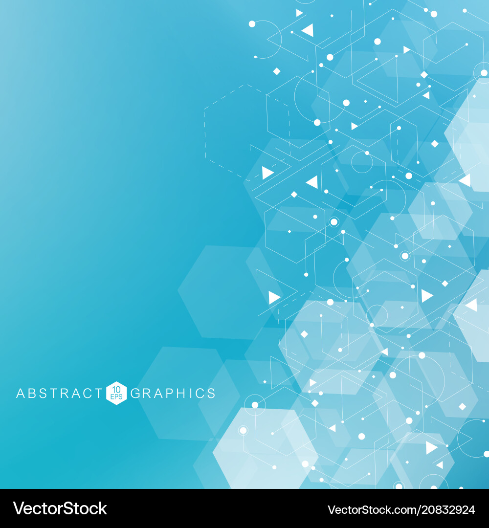 Geometric abstract background with connected line Geometric abstract background with connected line Vector Image