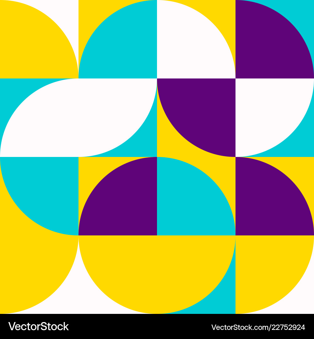 Geometric Block Pattern Vector Image