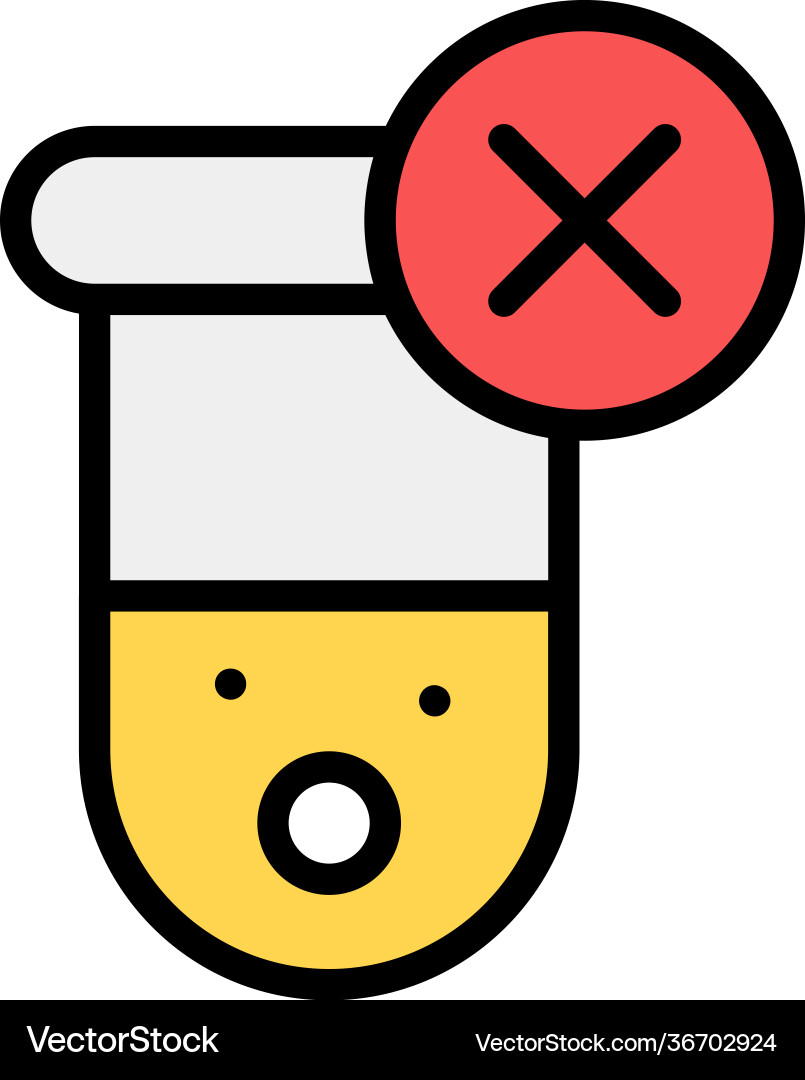 No drink Vector Image