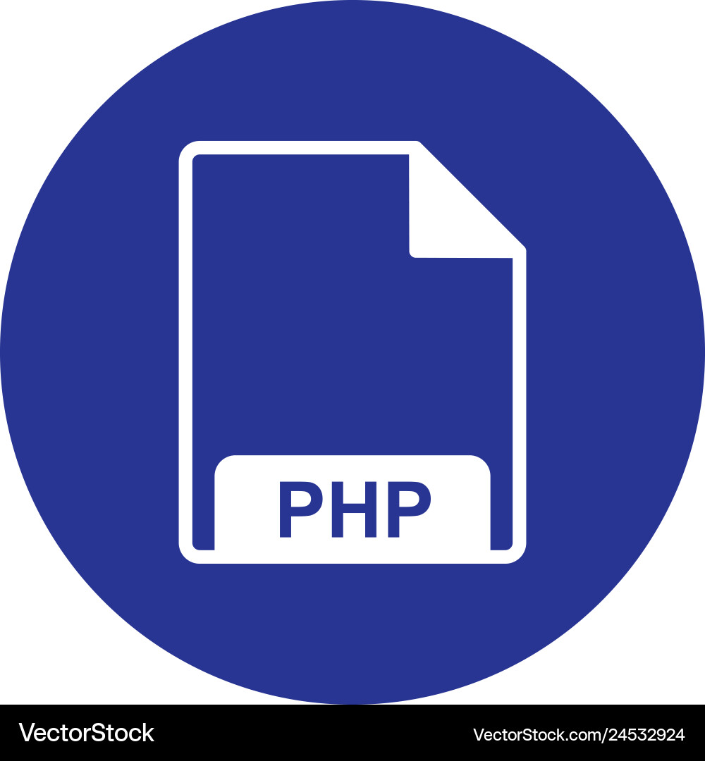 Php icon vector image
